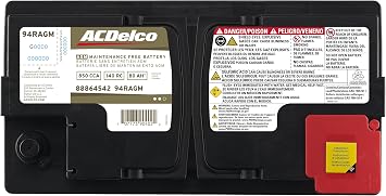 ACDelco Gold 94RAGM (88864542) AGM BCI Group 94R Battery