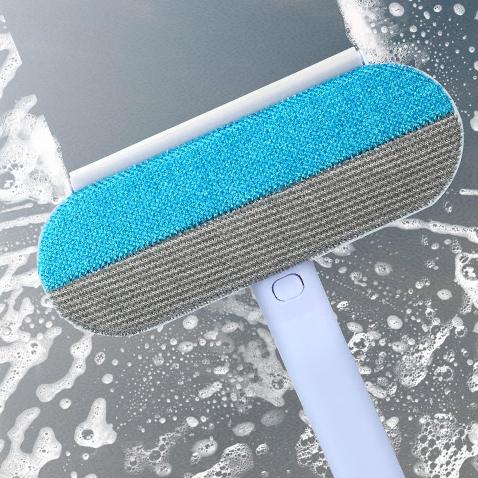 Removedor de pelo de mascotas 4 en 1, herramienta multifuncional para eliminar pelos con mango extralargo, eficiente cepillo de pelo de mascotas para perros y gatos, elimina el pelo de muebles