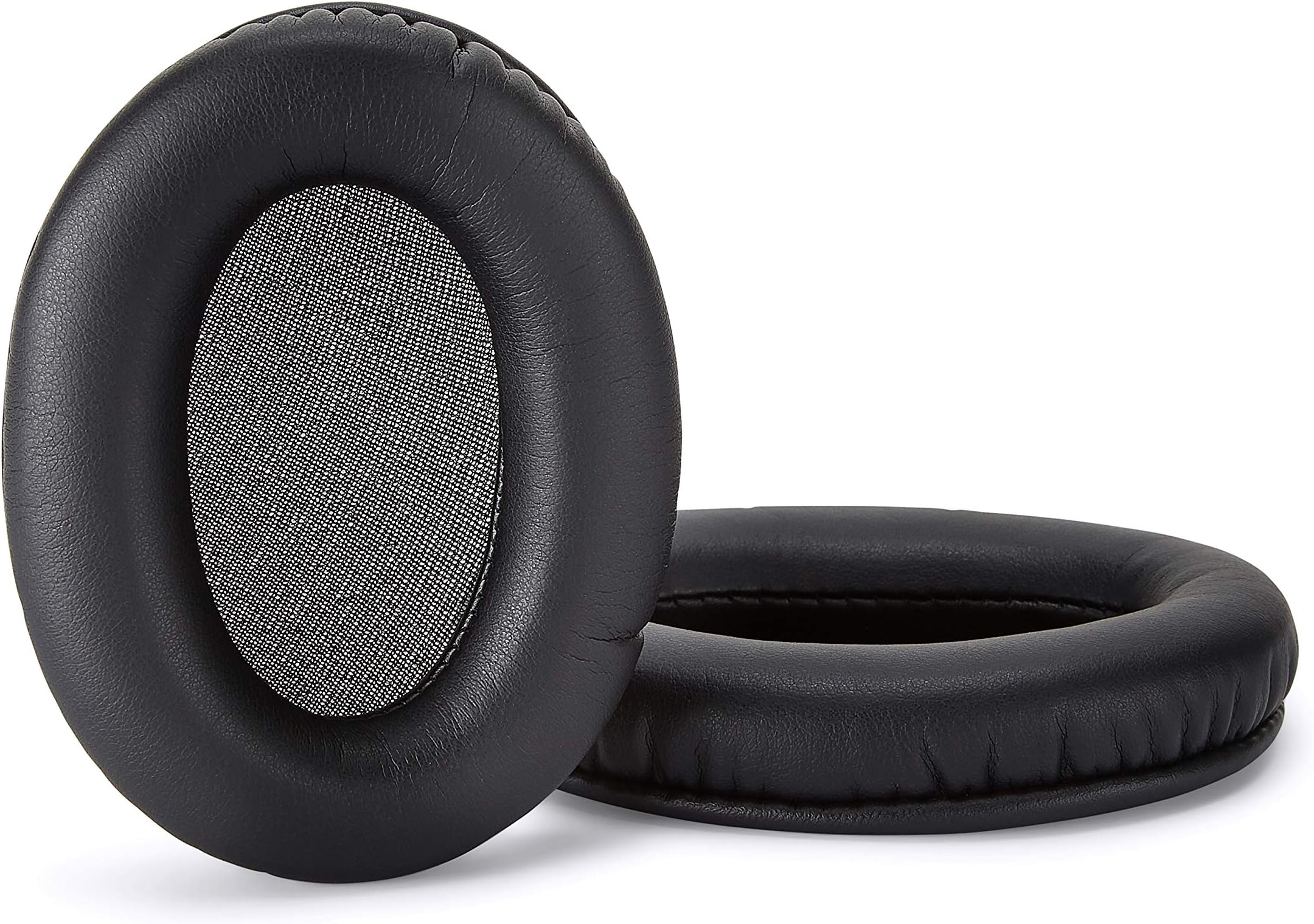 AHG Accessory House GlobalPremium Replacement ear pads compatible with Kingston HyperX Cloud 1 and HyperX Cloud 2 headphones (Black). Protein Leather | Soft High-Density Foam | Easy Installation