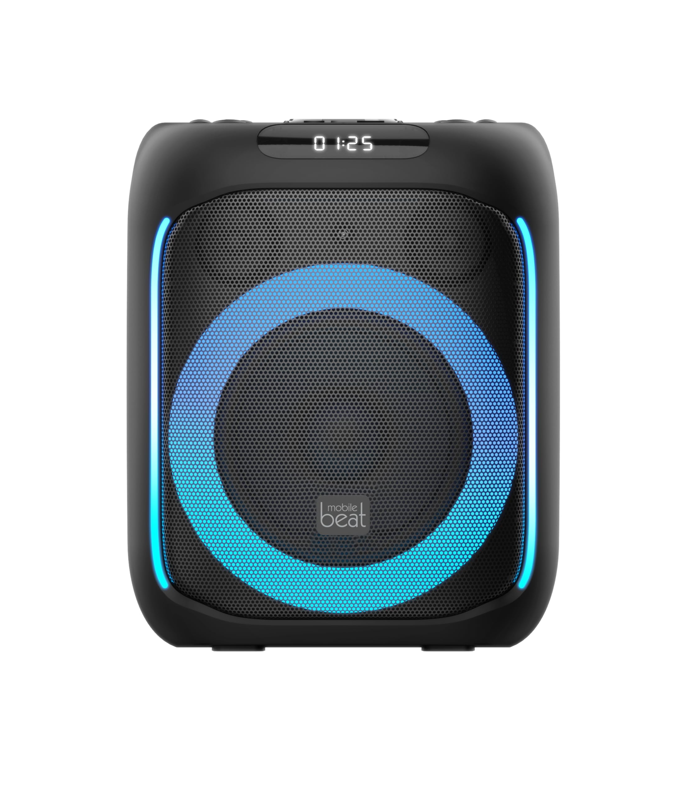Mobile Beat SB-TWS 100 BT Soundbox, jusqu'à 7 h d'autonomie, lumières LED, poignée de Transport Pratique, Batterie, Fonction de Charge USB pour appareils externes
