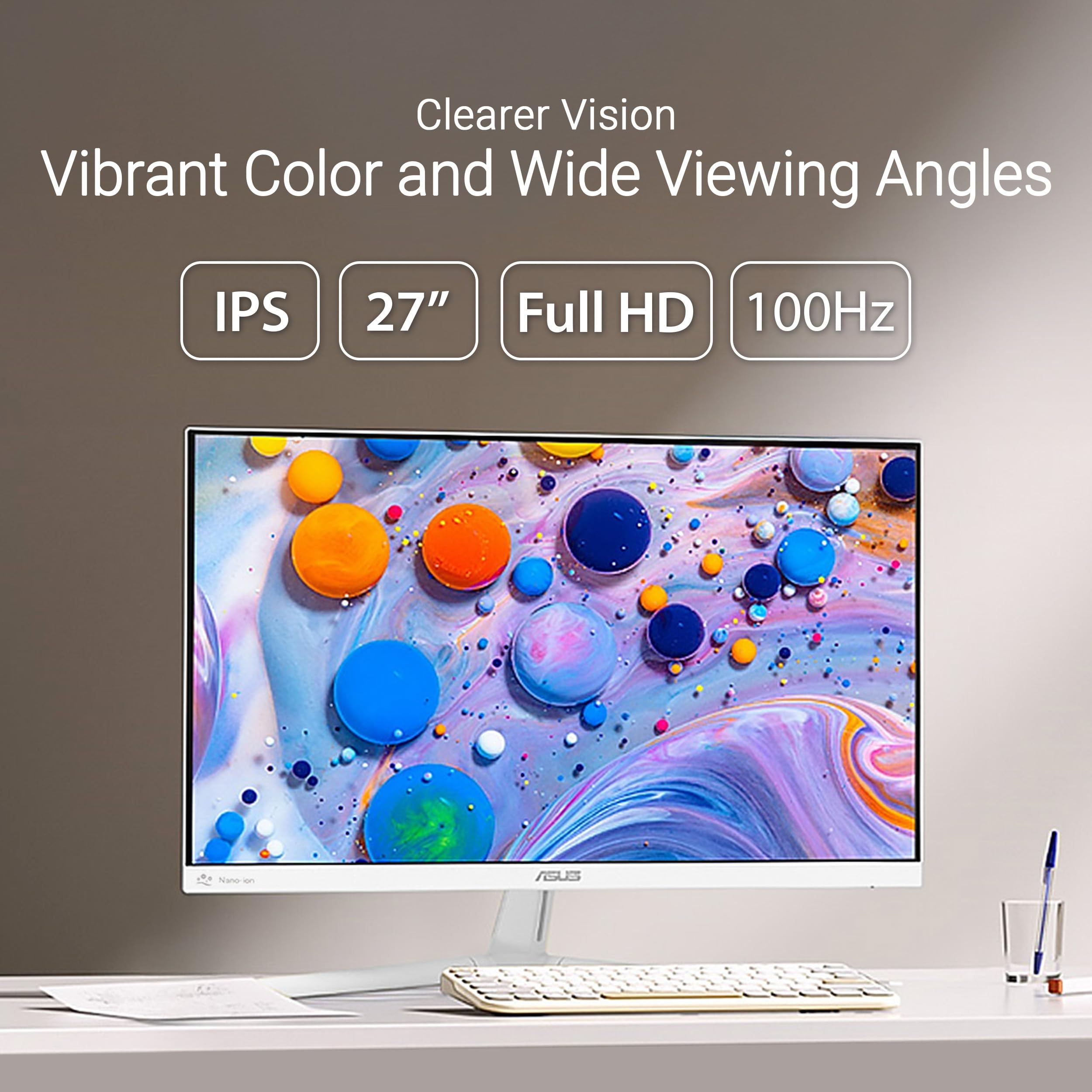 ASUS モニター 三脚型 VU279 2024年製 27inch 100hz Amazon.co.jp: ASUS 27インチ 1080P アイケアモニター (VU279HFI-W