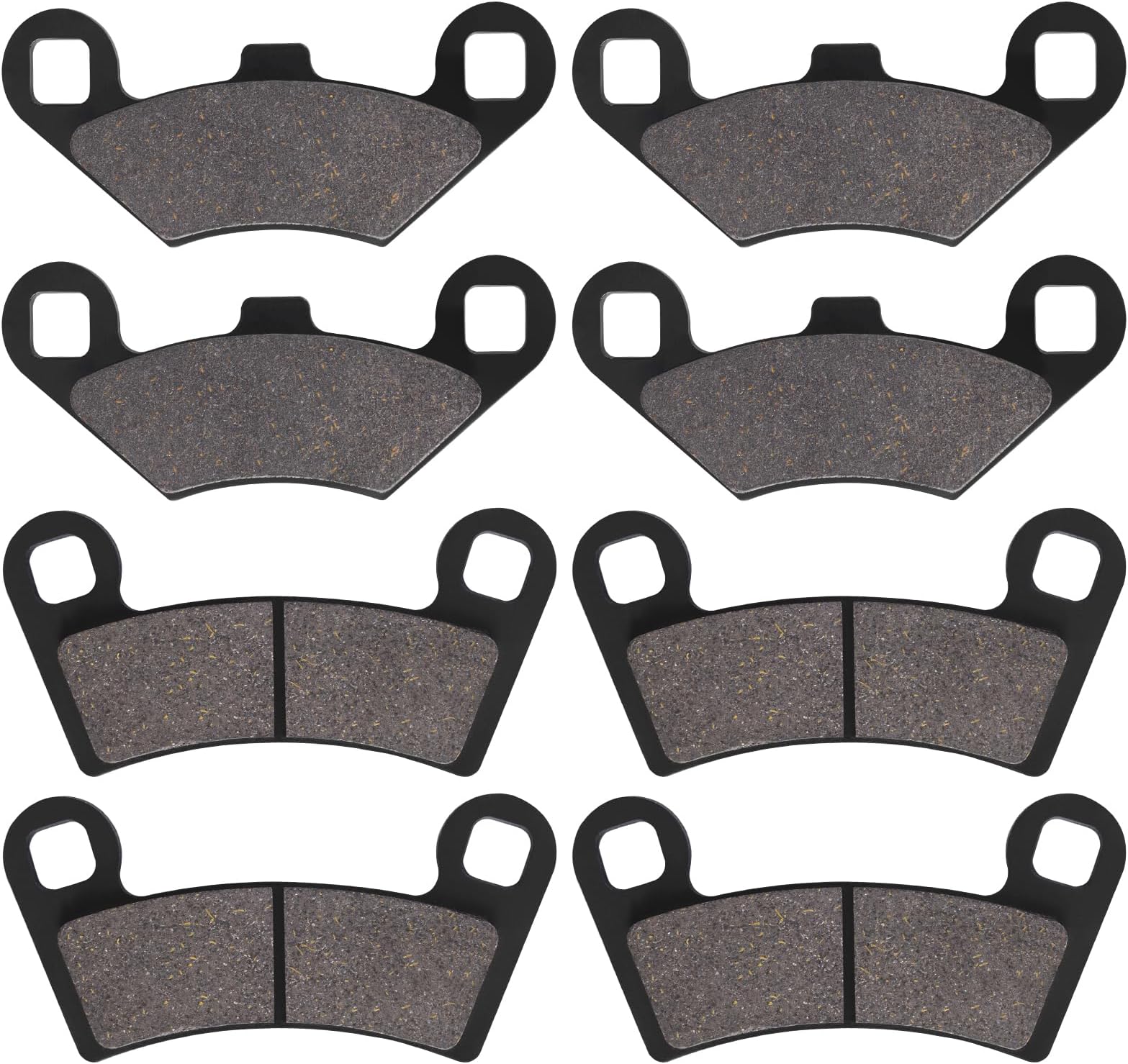 Front and Rear Brake Pads for Polaris RZR 800 2008-2014 RZR S 800 RZR 800S 2009-2014 RZR 570 2012-2015