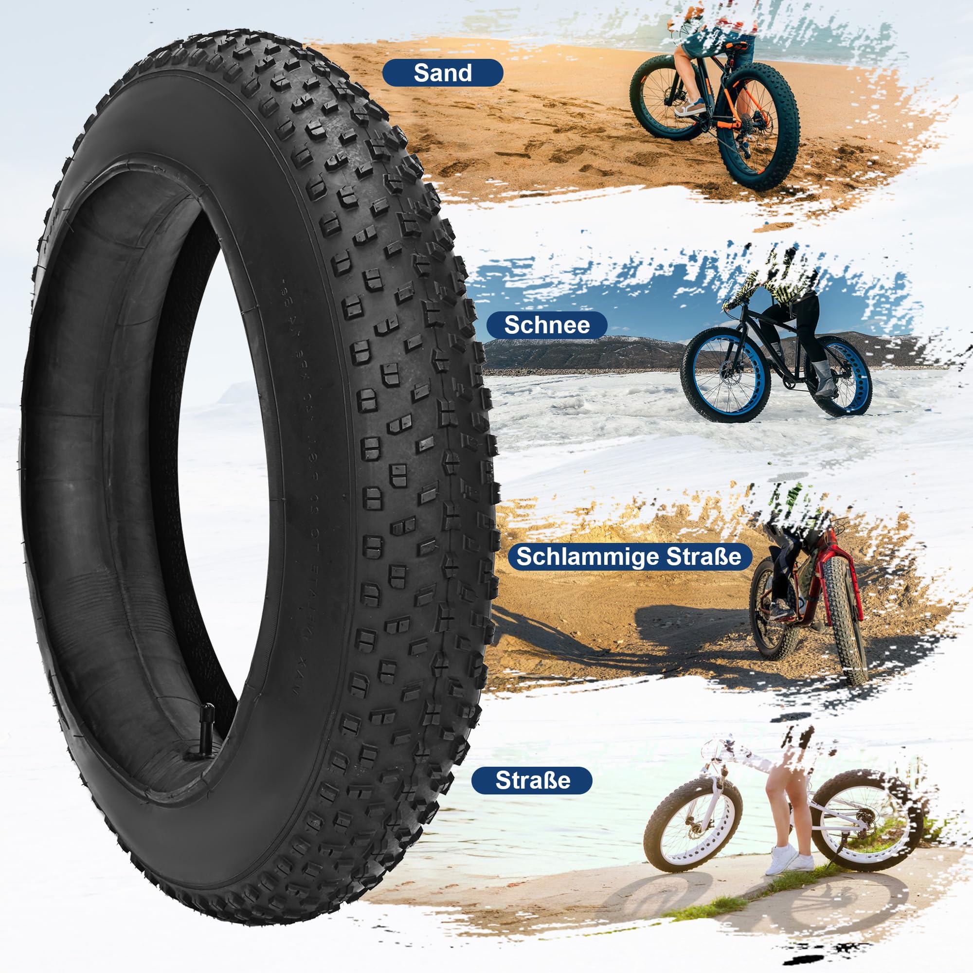 Chambres à Air Vélo Enfant Lot 2 12 Pouces - Valve Schrader AV32 - Compatible 12,5x1,75 à 2,25 Chambre A Air 12 Pouces