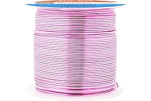 Mandala Crafts Sculpting Armature Wire in Radiant Pink (20 Gauge)