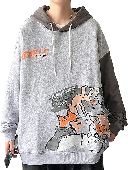 Amazon Co Jp Etgros パーカー メンズ 長袖 トレーナー メンズ 秋服 かわいい プルオーバー おもしろ ロングパーカー 猫 トップス 可愛い プリント 大きいサイズ おしゃれ カジュアル 秋 冬 春 ファッション Amazon Co Jp Etgros パーカー メンズ 長袖 トレーナー メンズ 秋服 かわいい プルオーバー おもしろ ロングパーカー 猫 トップス 可愛い プリント 大きいサイズ おしゃれ カジュアル 秋 冬 春 ファッション