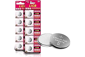 LiCB CR2016 3V Lithium Battery 2 Pack