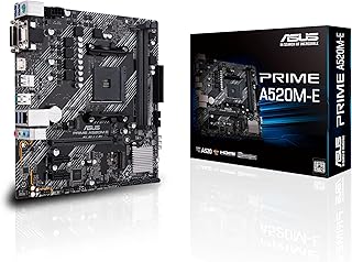 Placa-Mãe ASUS Prime - A520M-E, AMD AM4, mATX, DDR4