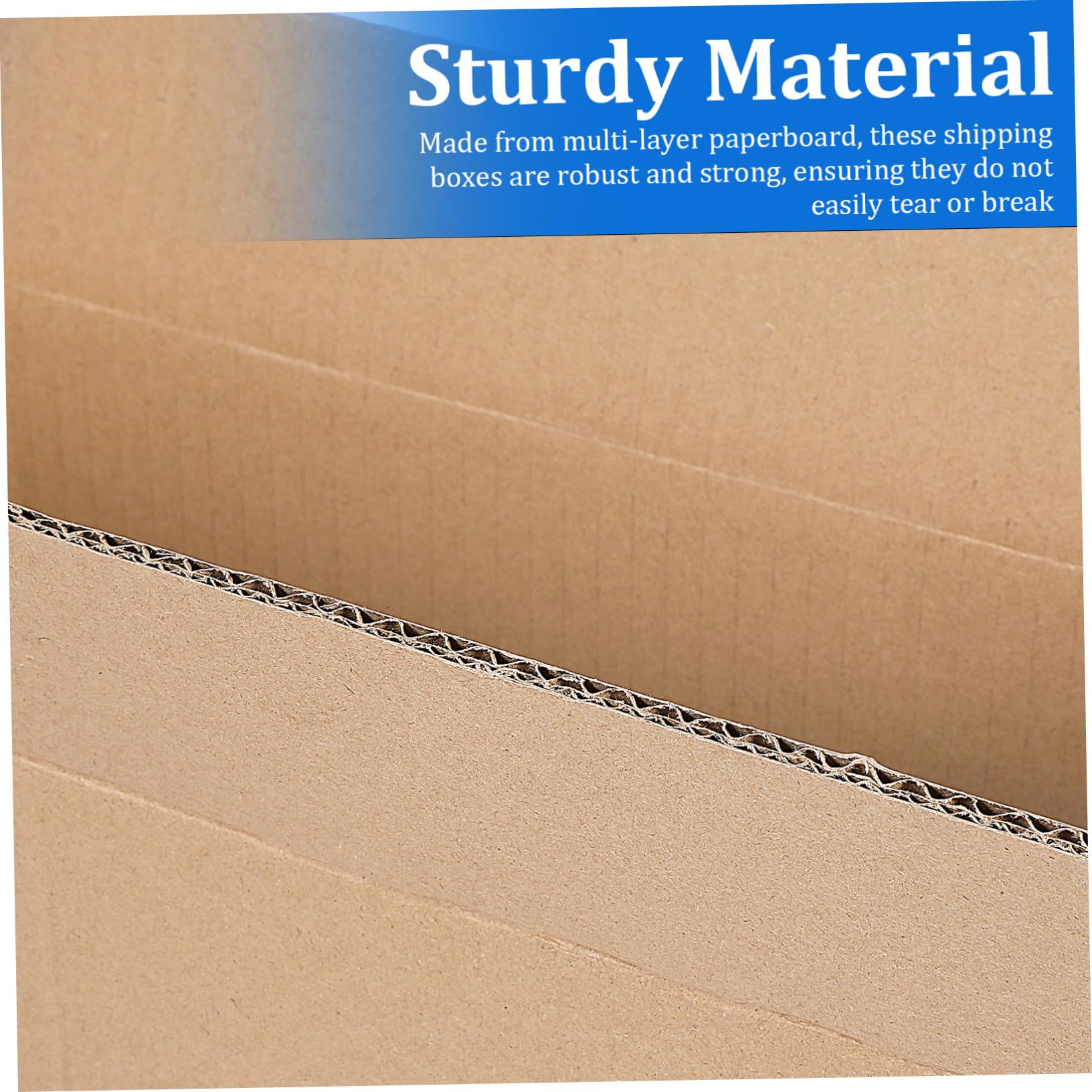 10piezas Cajas Exprés Para Envío Cajas De Cartón Corrugado De Correo Para Pequeñas Empresas Para Embalaje De Mudanzas y Envíos Postales