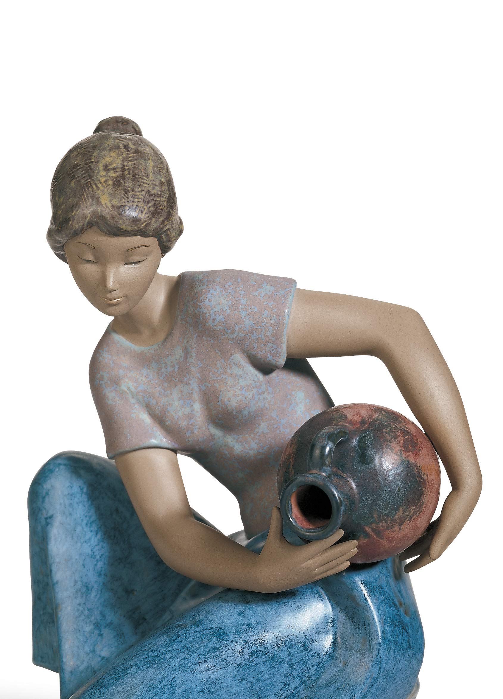 Amazon.com: LLADRÓ Young Water Woman Figurine. Porcelain Water