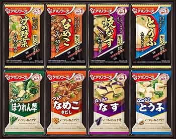 みそしる Amazon | アマノフーズ おみそ汁贅沢ギフト M-200R【16食入り