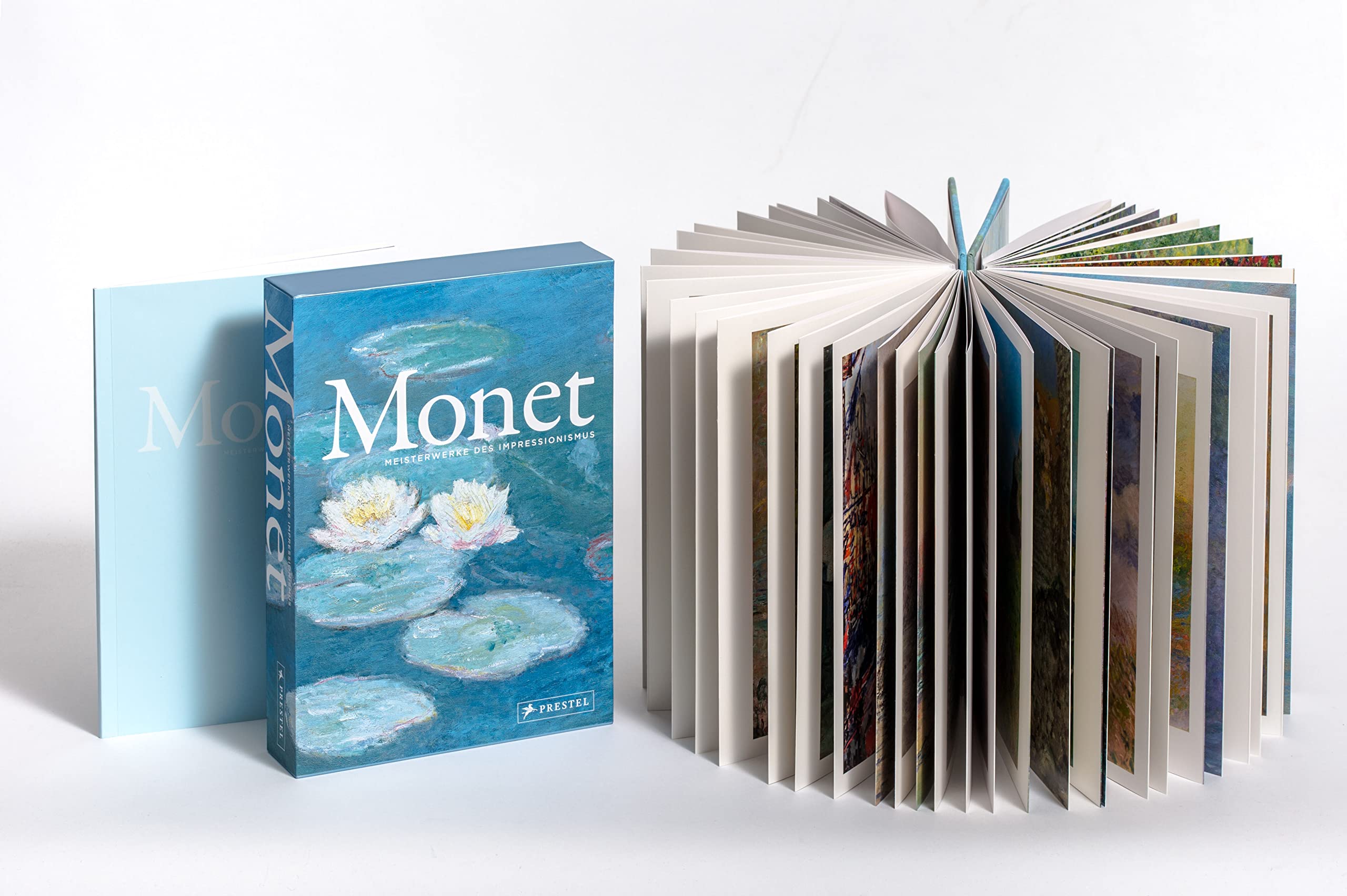 Monet: Meisterwerke des Impressionismus in einer hochwertigen Leporelloausgabe in Leinenbindung im Schmuckschuber (Kunst-Leporello, Band 4)