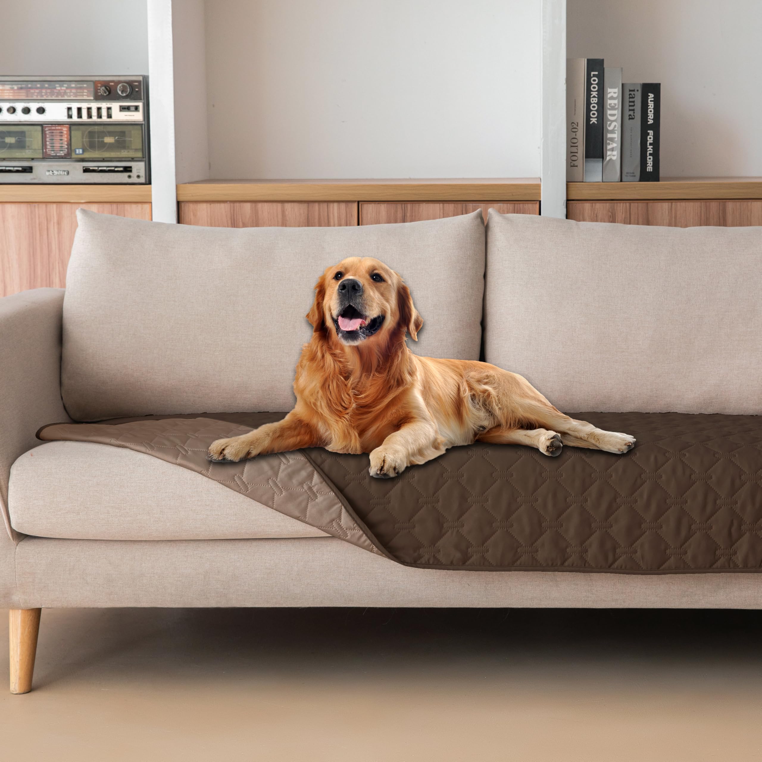 gogobunny Waterproof Blanket, Couch Covers for Dogs, Reversible Protector