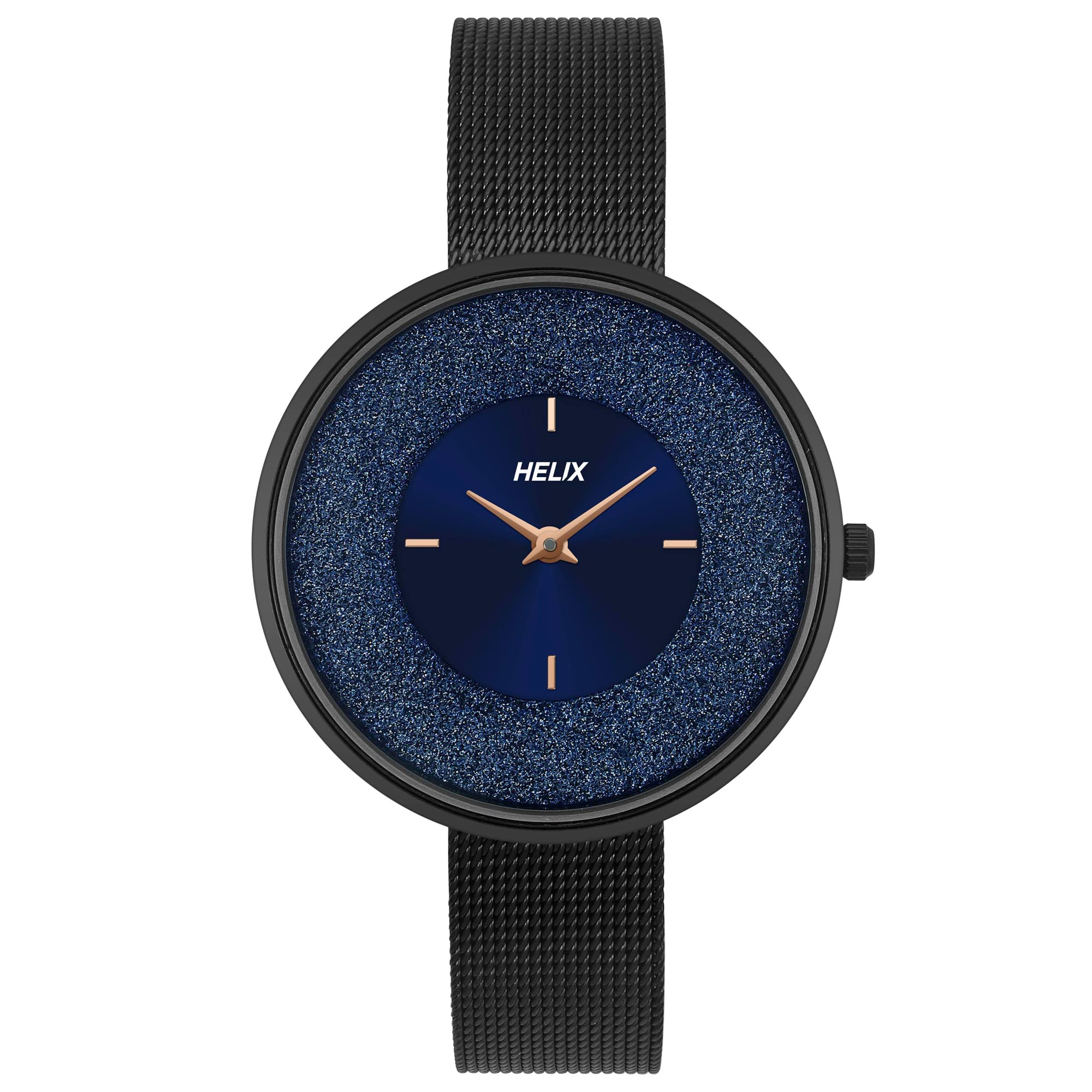 Helix Analog Blue Dial Womens Watch - TW031HL12 (B0BQY5BMZH) Amazon Price History, Amazon Price Tracker