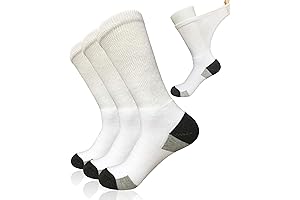 Wide Mens Diabetic Socks for Swollen, Edema Feet