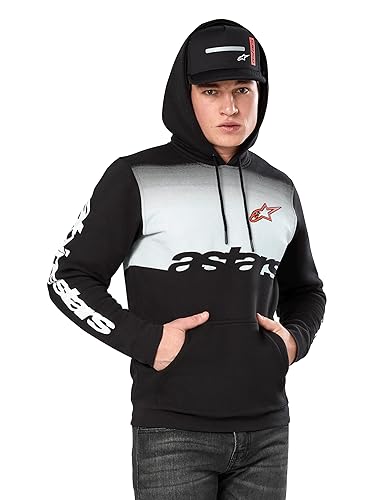 Specter Hoodie, Motocycle Sportswear, Black, Size - XL
