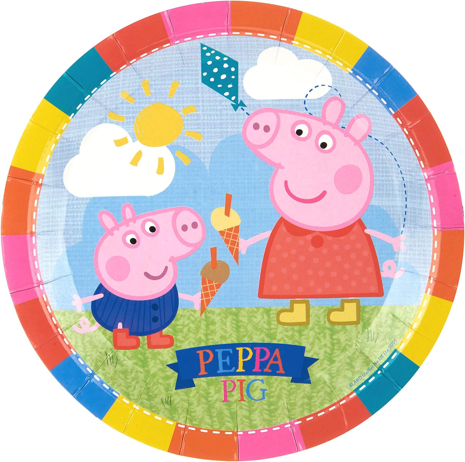 Peppa Pig Party Plates (Pack Of 8)