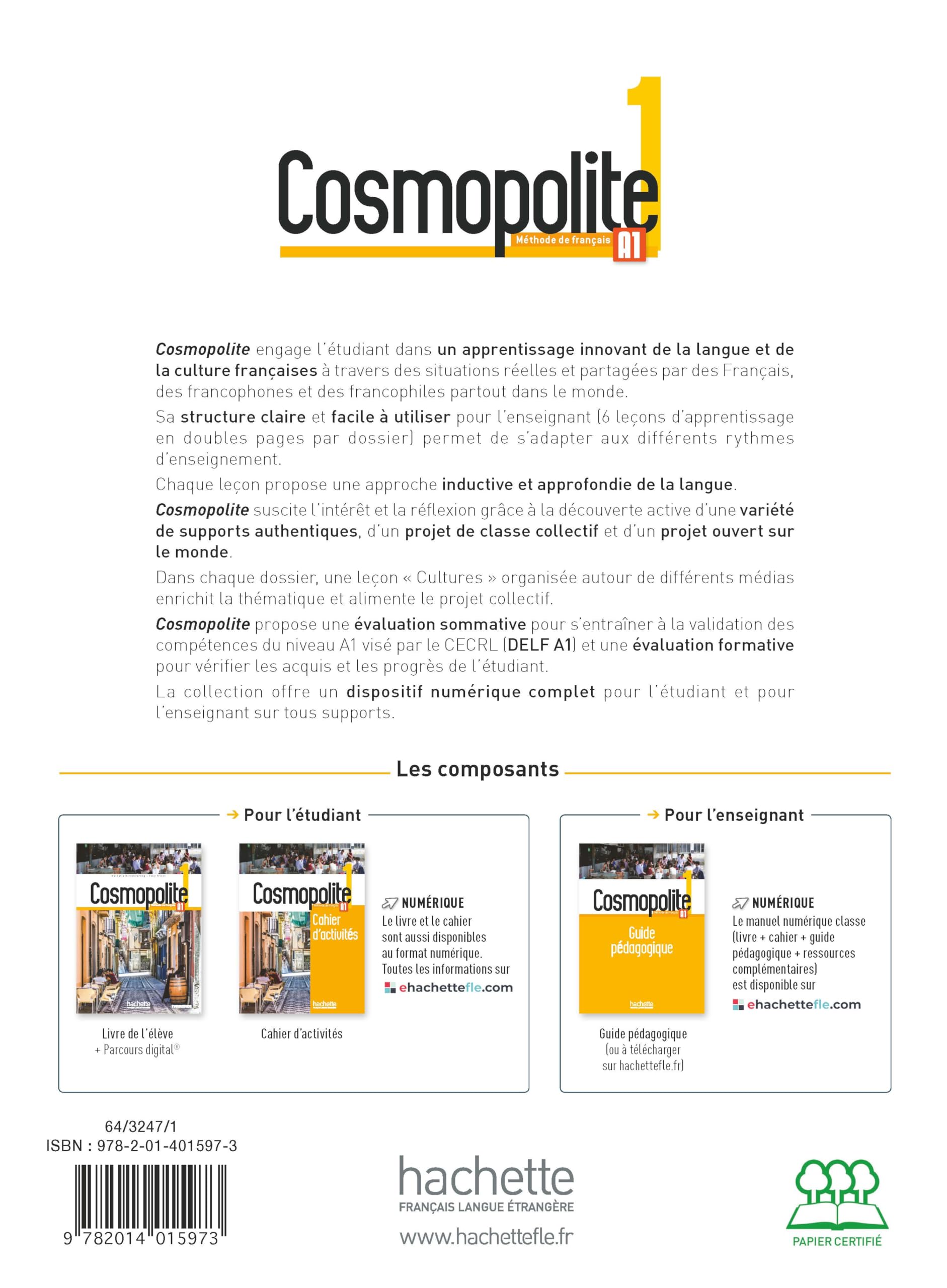 Cosmopolite 1 - Livre de l'élève (A1): Cosmopolite 1 : Livre de l'élève: Vol. 1