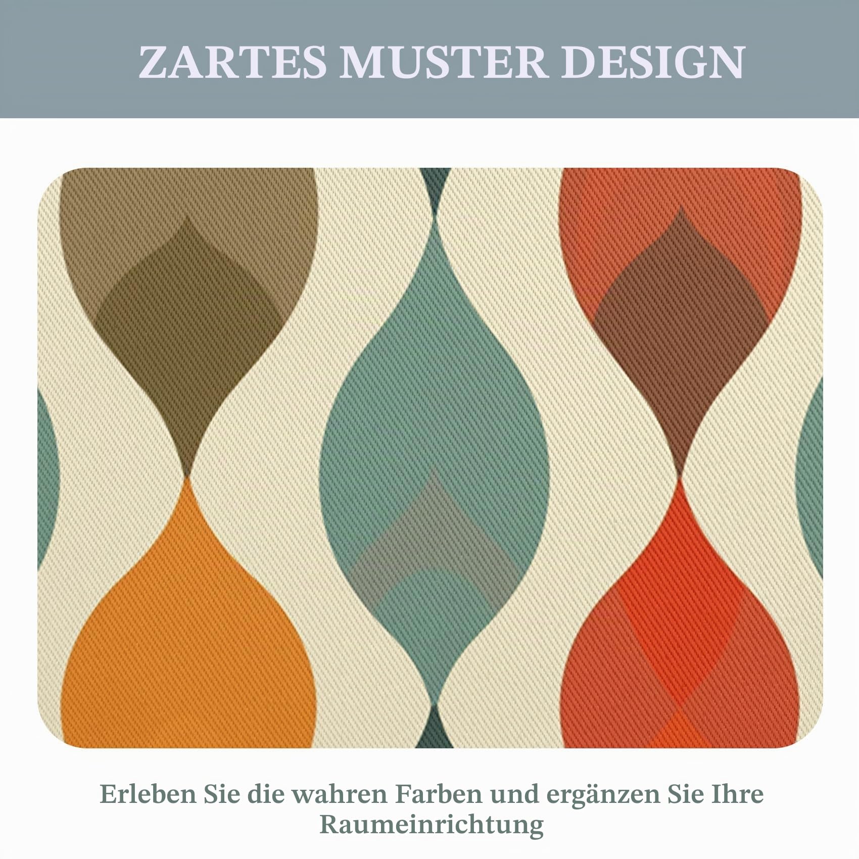 Vorhänge Geometrisch, Verdunkelungsvorhang 2er Set - Vorhang Blickdicht Modern Bunt Muster, Thermovorhang für Deko Wohnzimmer Schlafzimmer, Gardinen mit Ösen 245x140 cm (HxB)