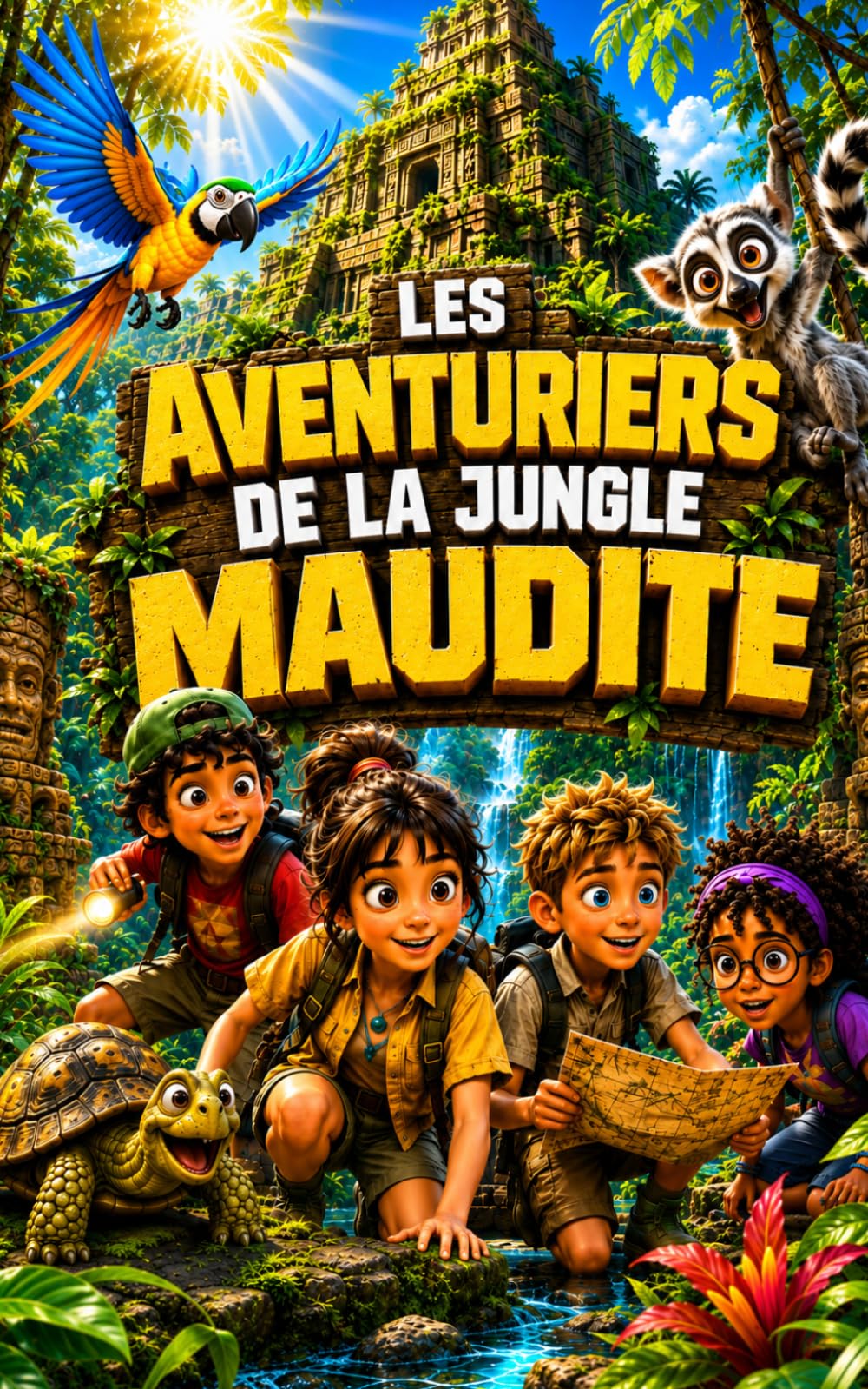 LES AVENTURIERS DE LA JUNGLE MAUDITE: Un roman d’aventure jeunesse captivant pour les enfants de 8 à 12 ans (Lecture d’été pour enfants dès 8 ans)