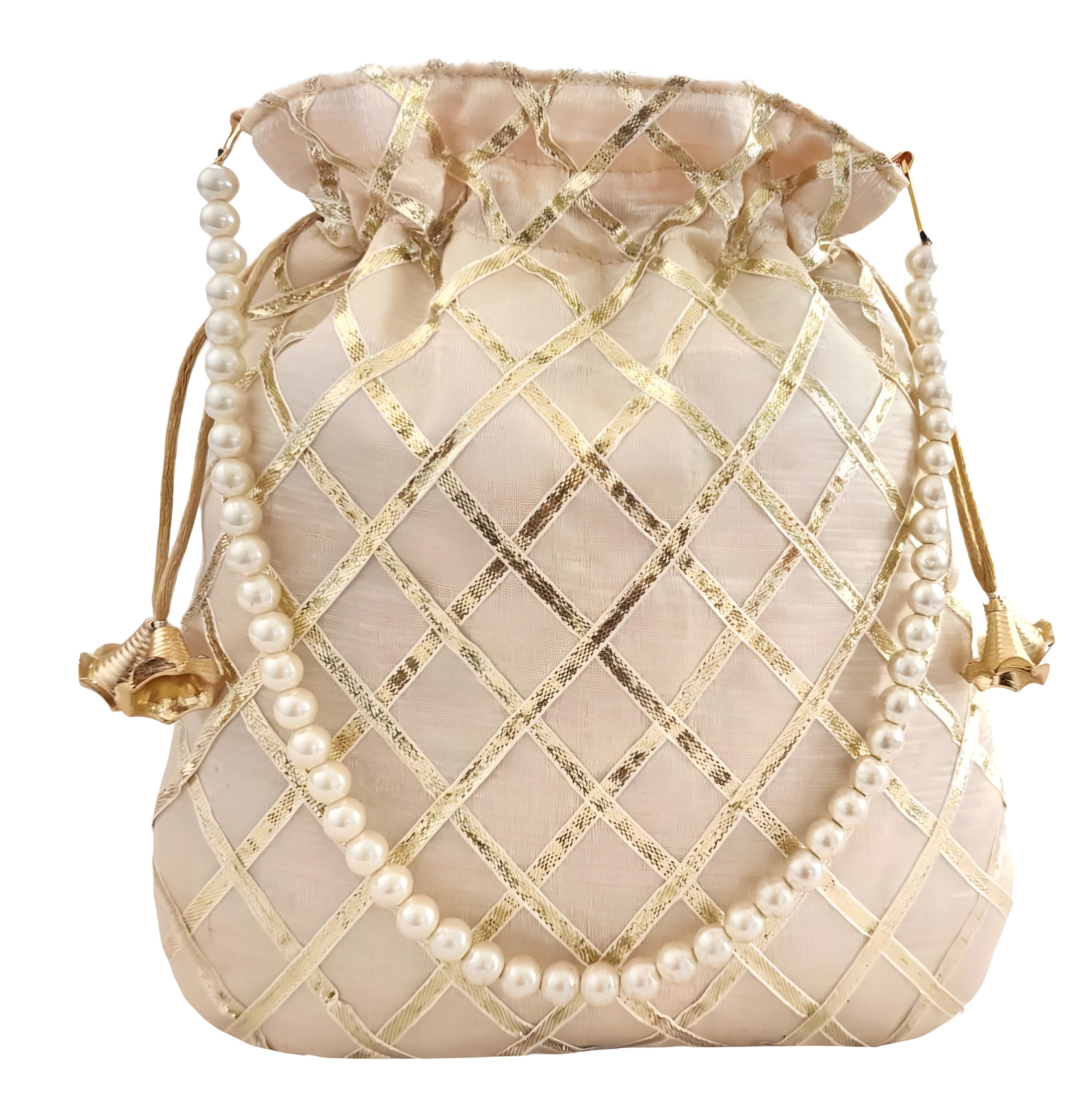 See full amazon price history chart for DUCHESS Womens Gota Patti Golden Potli Bag Purse with Pearl Handle DUCHESS Womens Gota Patti Golden Potli Bag Purse with Pearl Handle (B0D5CMZK27) Amazon Price History, Amazon Price Tracker