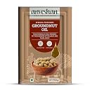 Anveshan Wood Pressed Groundnut (Peanuts) Oil - 15 Litre | Tin Can | Kolhu/Kacchi Ghani/Chekku |Naturally Cholesterol Free|A1 Grade Groundnuts|Rich Aroma & Flavour gallery image