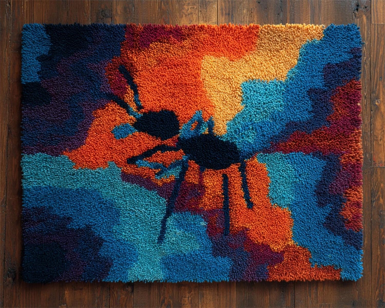 Henypt DIY Latch Hook Rug Kits Cartoon Ant 90x120cm