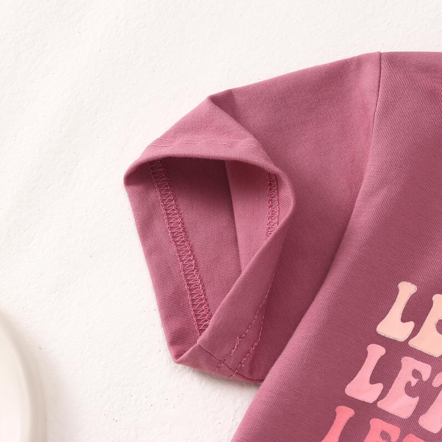 MODNTOGA Toddler Girl Leopard Cowboy Hat Graphic Tshirt Retro Western Cowgirl Shirt Let's Go Girls Print Short Sleeve Tee Top - Image 5