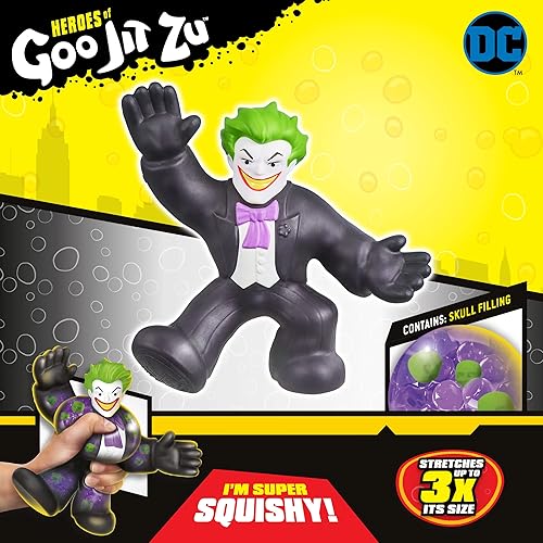 Miniatura 3 de Heroes of Goo Jit Zu DC Hero Pack - The Tuxedo Joker - Héroe esponjoso elástico y pegajoso Multicolor 41290