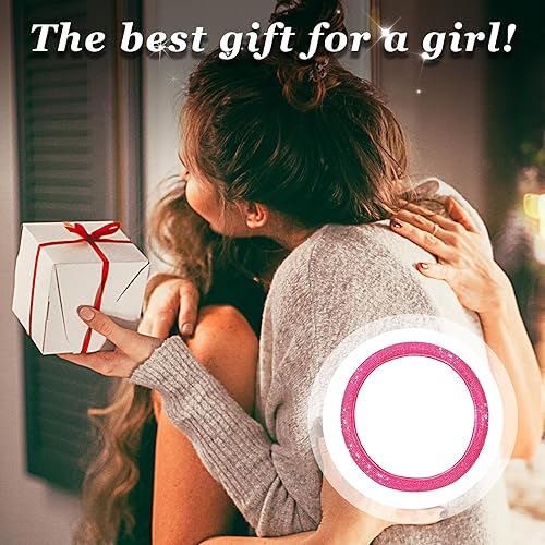 Miniatura 6 de Funda brillante para volante, protector de volante de automóvil con diamantes de cristal de 15 pulgadas para mujeres y niñas, accesorios de