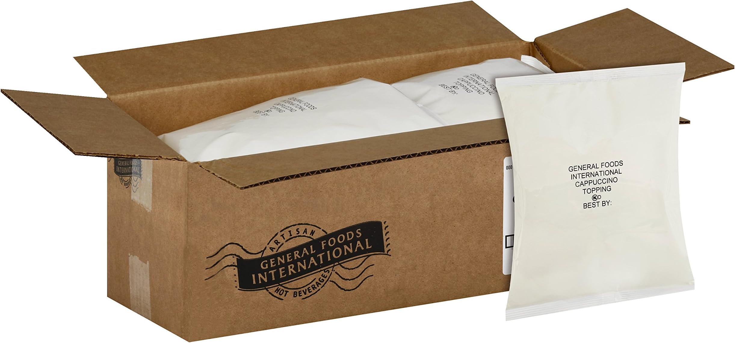 General Foods Cappaccino Topping (1lb Bags, Pack of 6)