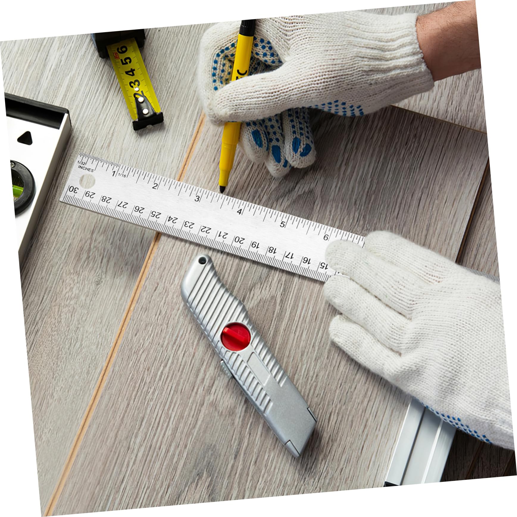 TEHAUX 6pezzi Principale Inossidabile Base Per Studenti e Rigorosamente Resistenti e Antiscivolo