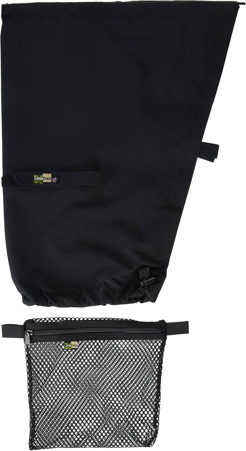 LensCoat RainCoat RS Rain Cover sleeve protection for Camera and Lens, Medium (Black) LCRSMBK