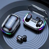 Vista 1 de Auriculares inalámbricos - Auriculares Bluetooth de 5.3 pulgadas - Micrófono integrado - Auriculares de sonido premium inmersivos - Estuche de carga