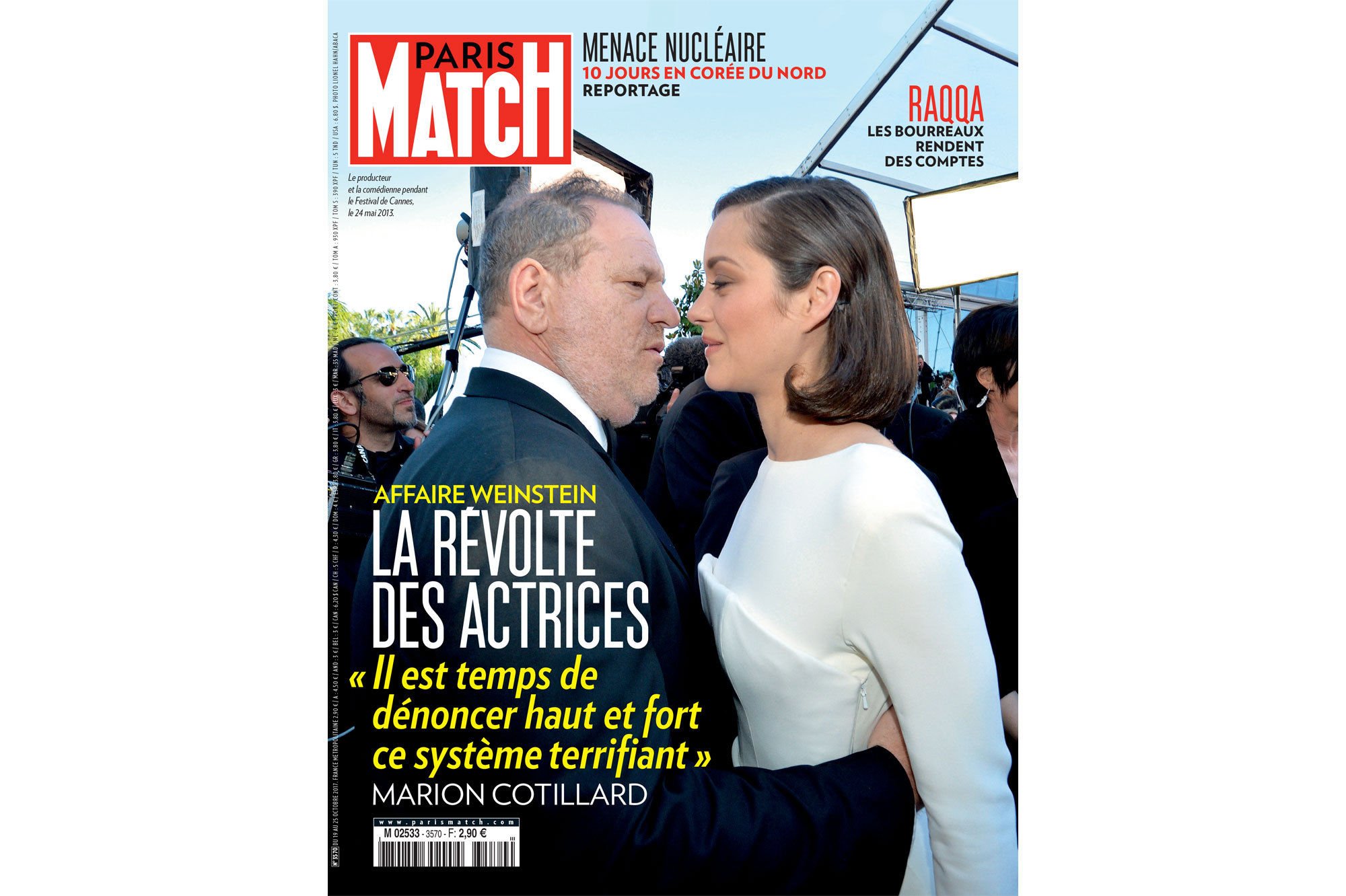 Paris Match Magazine - Harvey Weinstein