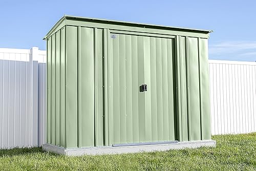 Miniatura 11 de Arrow - Cobertizo de almacenamiento clásico de acero, 8 x 4, verde salvia