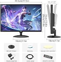 Wstirhy 19" LED Monitor HDMI VGA USB 1366x768 Beépített Hangszóróval 7