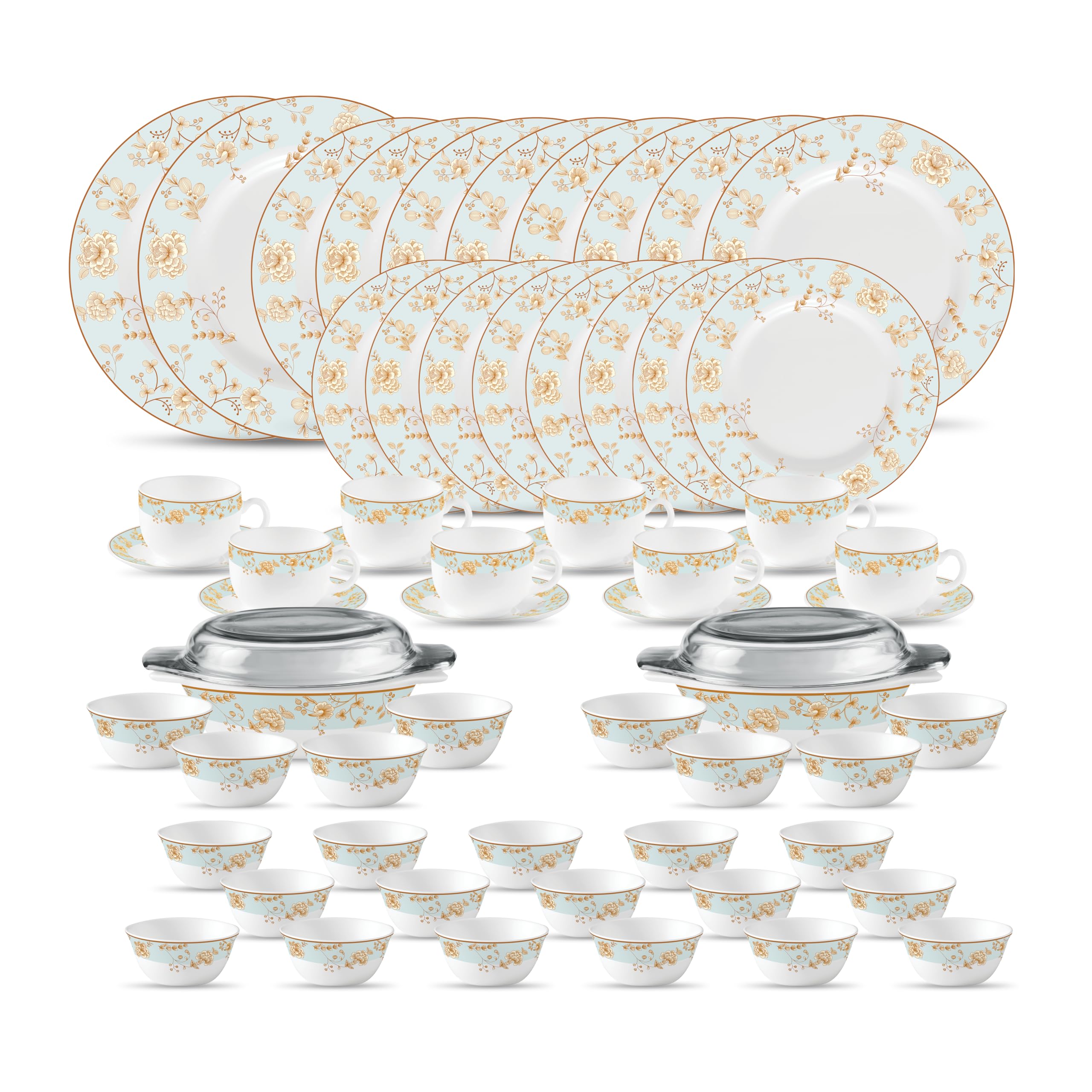 La Opala Diva Sovrana Dinner Set - 62 Piece -1 La Opala Diva Sovrana Dinner Set - 62 Piece -1