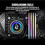 CORSAIR Dominator Titanium RGB DDR5 RAM 32Go (2x16Go) Jusqu'à 6000MHz CL30 AMD Expo Intel XMP 3.0 Mémoire pour Ordinateur de Bureau - Gris (CMP32GX5M2B6000Z30) - 5