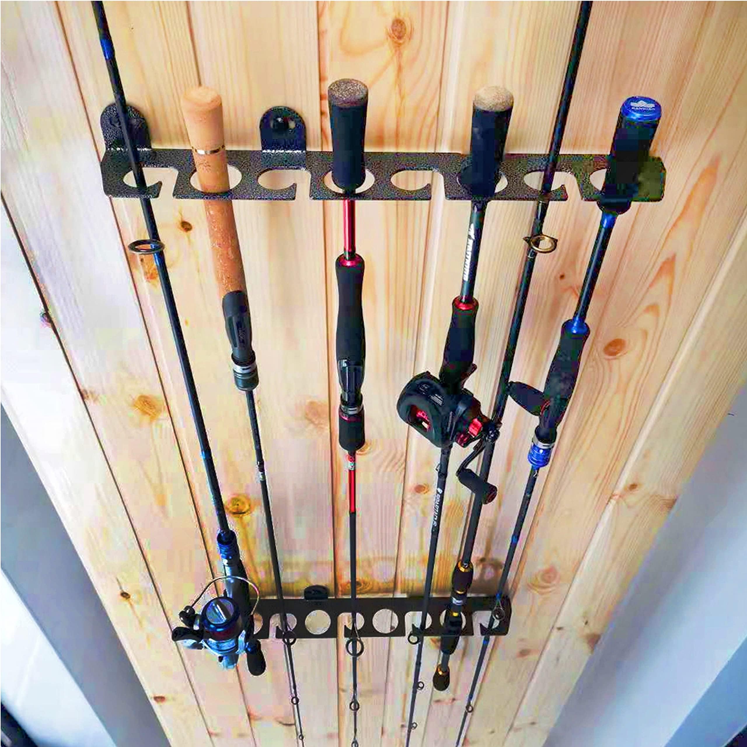 Diy Ceiling Mounted Fishing Rod Holder Rod Holders LLCJYYCY For