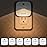 LuxLumin LED Night Lights Plug into Wall with Dusk-to-Dawn Sensor, Automatically Turn on and Off,Night Light for Kids,Bedroom,Bathroom,Stairs,Warm White, 6 Packs