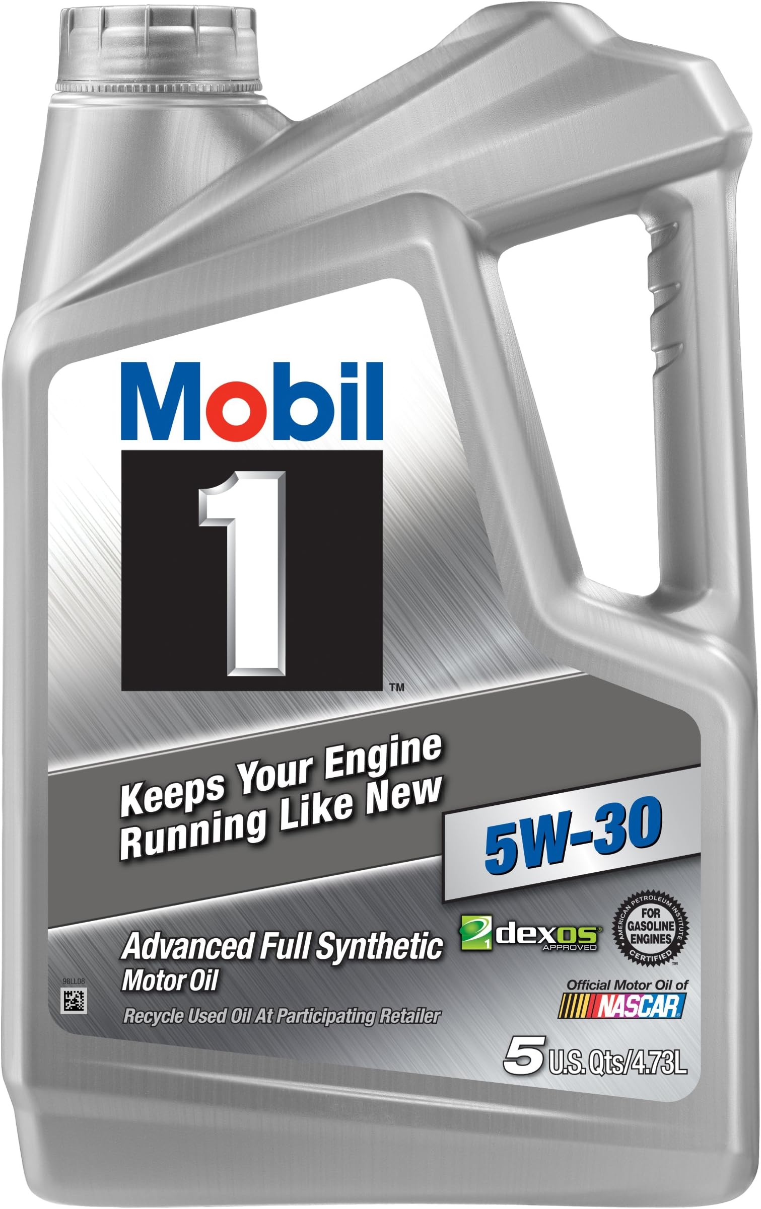 Mobil 1 (120764) 5W-30 Motor Oil, 5 Quart - 4 Pack
