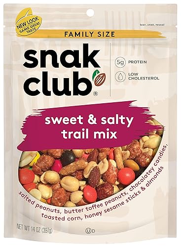 Snak Club Sweet Salty Trail Mix tamaño familiar 14 onzas