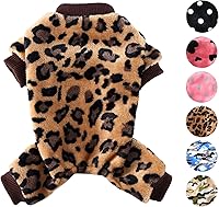 Vista 15 de Pijamas para Perros Pequeños para Niñas y Niños, Mamelucos de Invierno, Pjs, Ropa para Clima Frío, Mamelucos para Cachorros de 4 Patas, Suéteres
