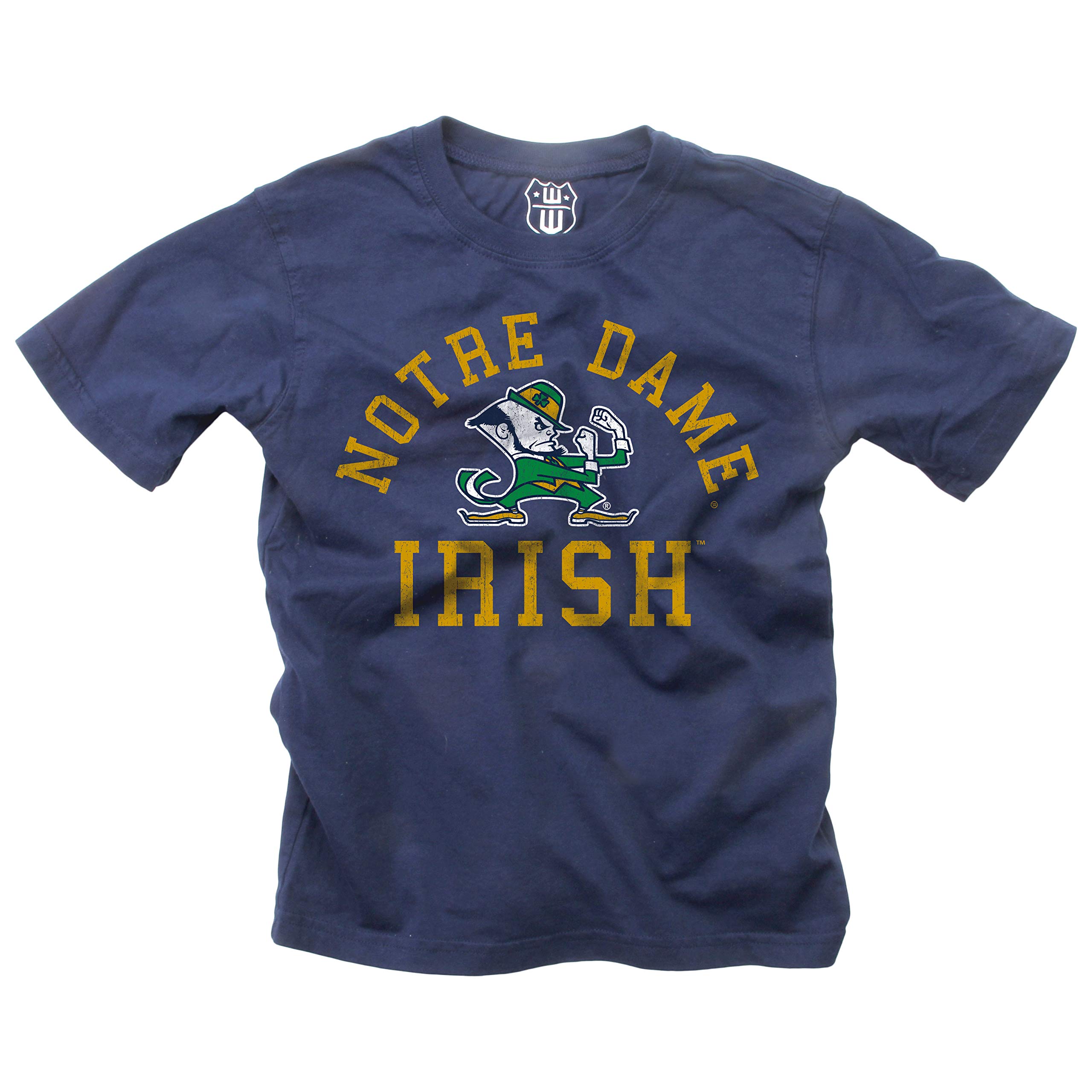 Wes and Willy NCAA Kids S/S Organic Cotton Tee Shirt, North Carolina Tar Heels, L, NC Blue — view 93