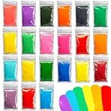 3 otters 21 PCS Colored Sand for Crafts, Sand Art Kits for Kids DIY Painting Project, Diwali Decorations for Home Wedding Decor