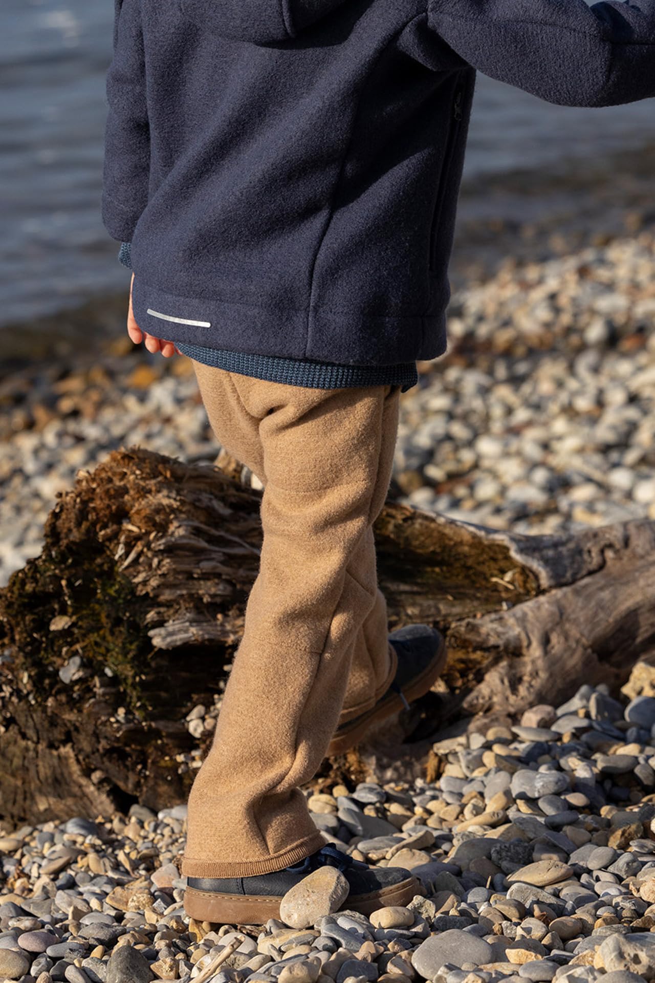 Disana Walk-Hose Kinder - 100% Bio-Merino, Wollwalk – atmungsaktiv & extra warm - Unisex Gr. 86 – 140 - nachhaltig & fair – super robust, mit elastischem Bund - Made in Germany
