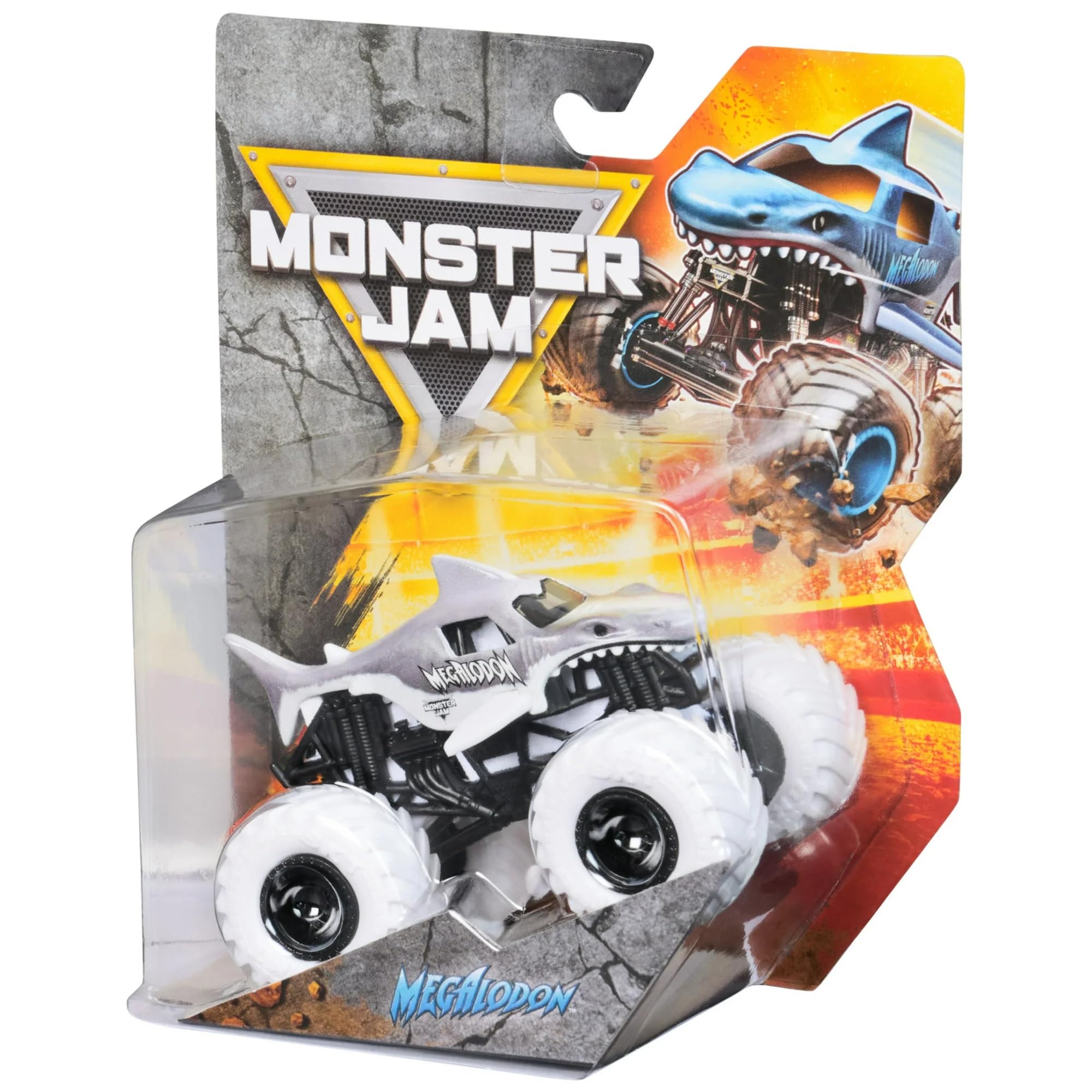 Amazon.com: Monster Jam Megalodon Arctic Edition 1:64 Scale Die
