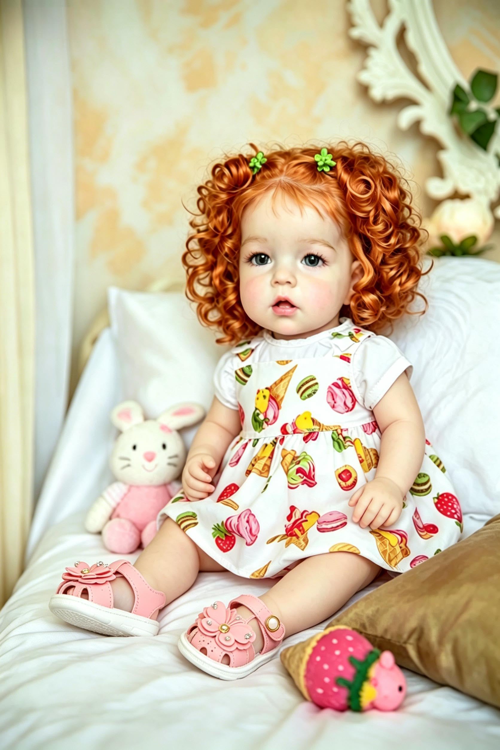 RXDOLL Realistyczne lalki Reborn Baby Dolls Girl Liam 71 cm duży rozmiar Reborn lalki malucha miękka tkanina ciało realistyczne małe lalki dla niemowląt, które wyglądają jak prawdziwy silikon lalki