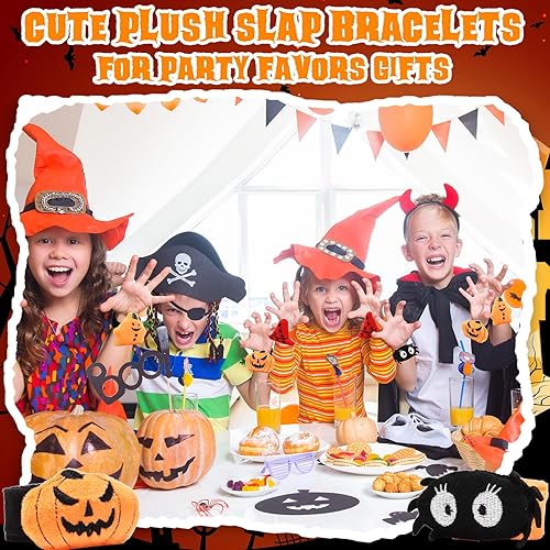 Miniatura 5 de 40 pulseras de Navidad a granel de Papá Noel, muñeco de nieve, árboles de Navidad, pulseras de felpa para juegos de Navidad, accesorios para juegos