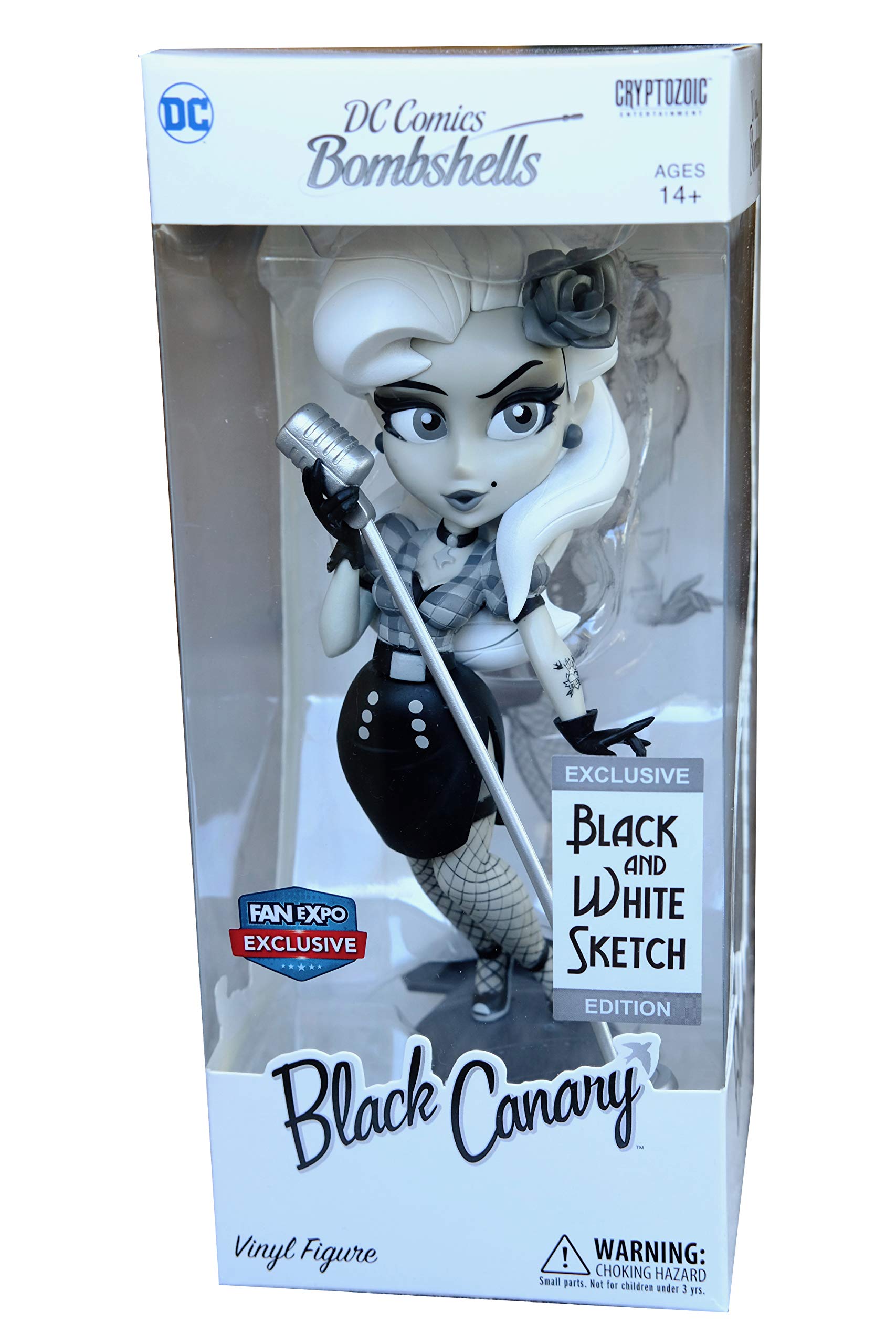 Cryptozoic DC Bombshellsシリーズ3?:ブラックCanary Vinyl Figure DC Bombshells 3 - Black Canary — Cryptozoic Entertainment